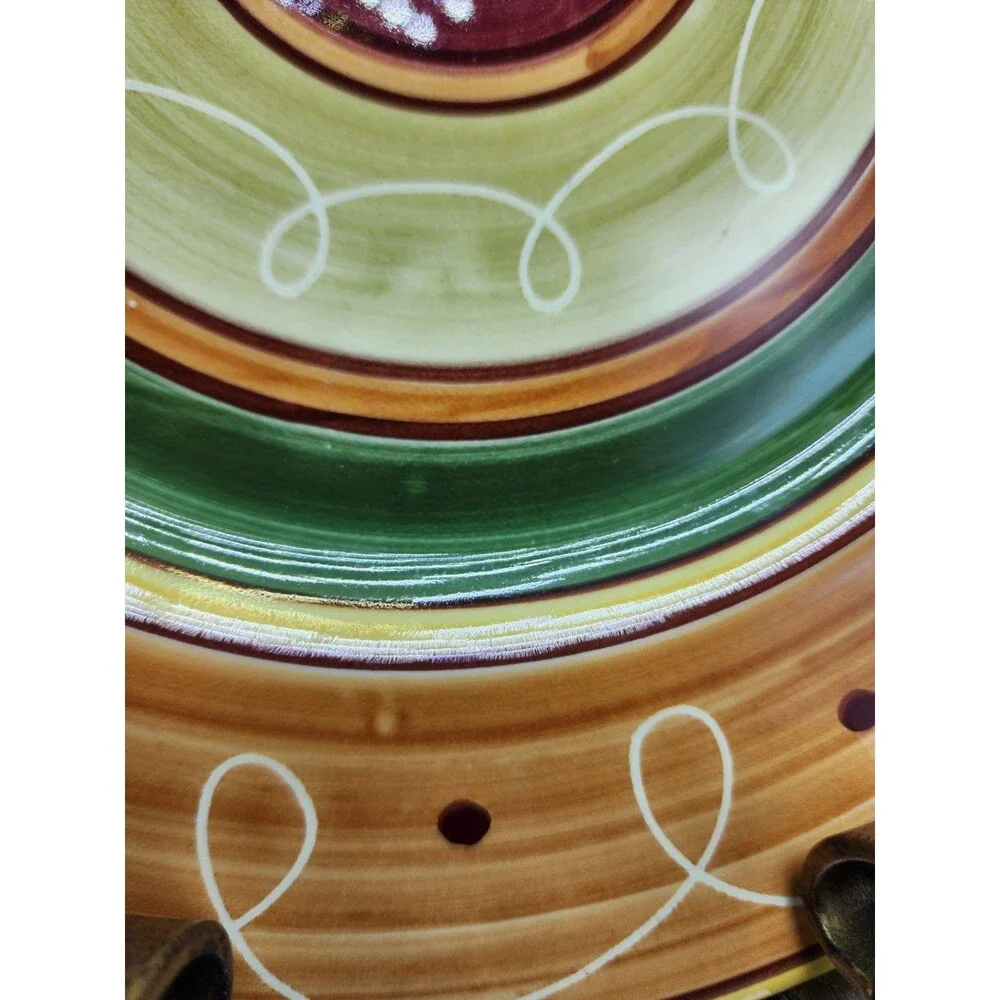 Pier 1 Imports Hand Painted Earthenware 